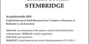 Christopher Stembridge – warsztaty