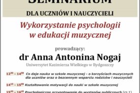 dr Anna Nogaj - seminarium