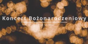 Afisz z napisem Koncert Bożonarodzeniowy