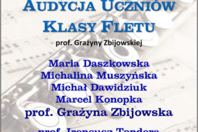 Audycja klasy prof. Grażyny Zbijowskiej