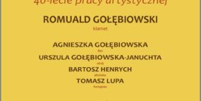 Afisz - koncert R. Gołebiowski