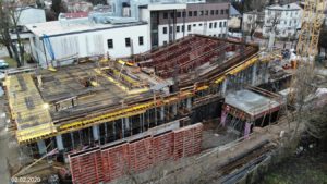 Budowa sali koncertowej - zdjęcie z dnia 02.02.2020