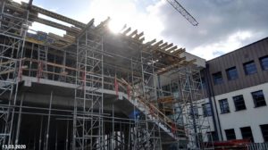 Budowa sali koncertowej - zdjęcie z dnia 13.03.2020
