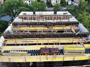 Budowa sali koncertowej - zdjęcie z dnia 12.07.2020