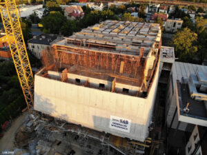 Budowa sali koncertowej - zdjęcie z dnia 01.08.2020