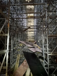 Budowa sali koncertowej - zdjęcie z dnia 1.10.2020